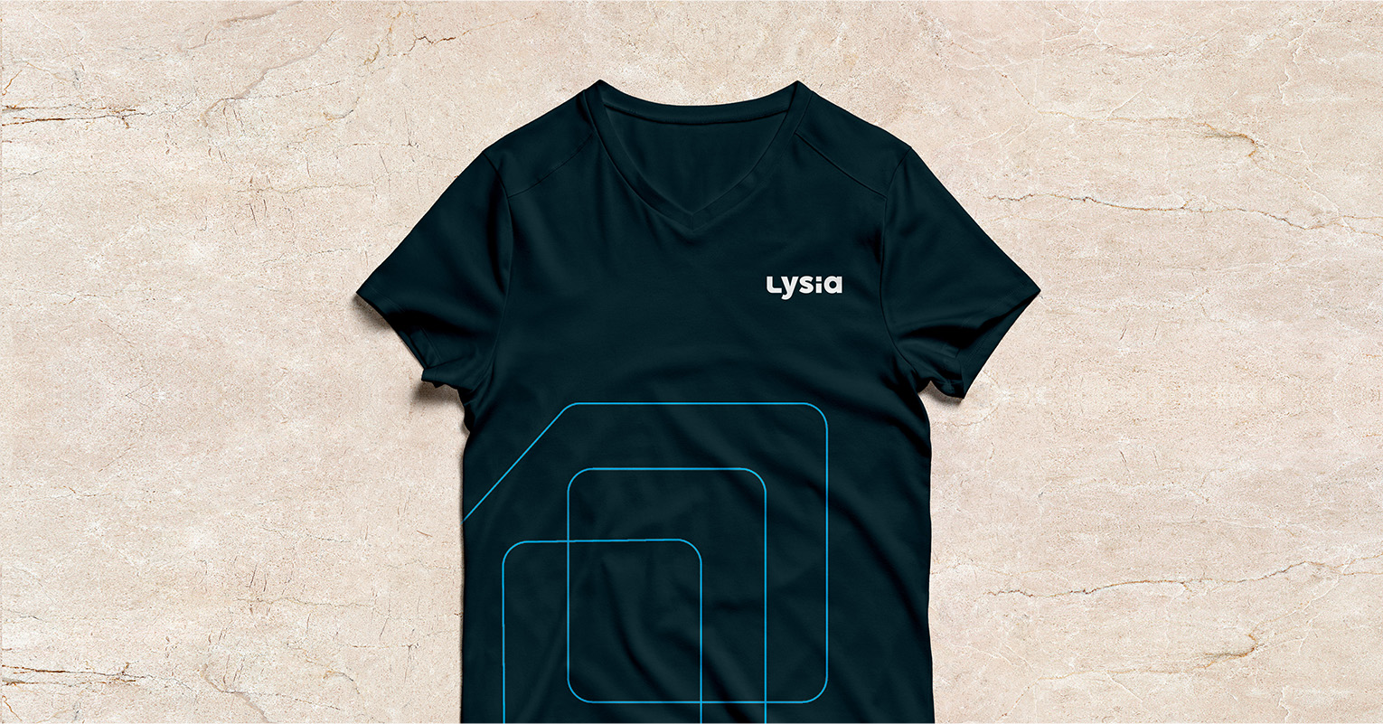 Les supports de communications réalisés pour Lysia