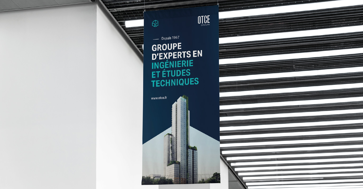 Les supports de communications réalisés pour OTCE groupe