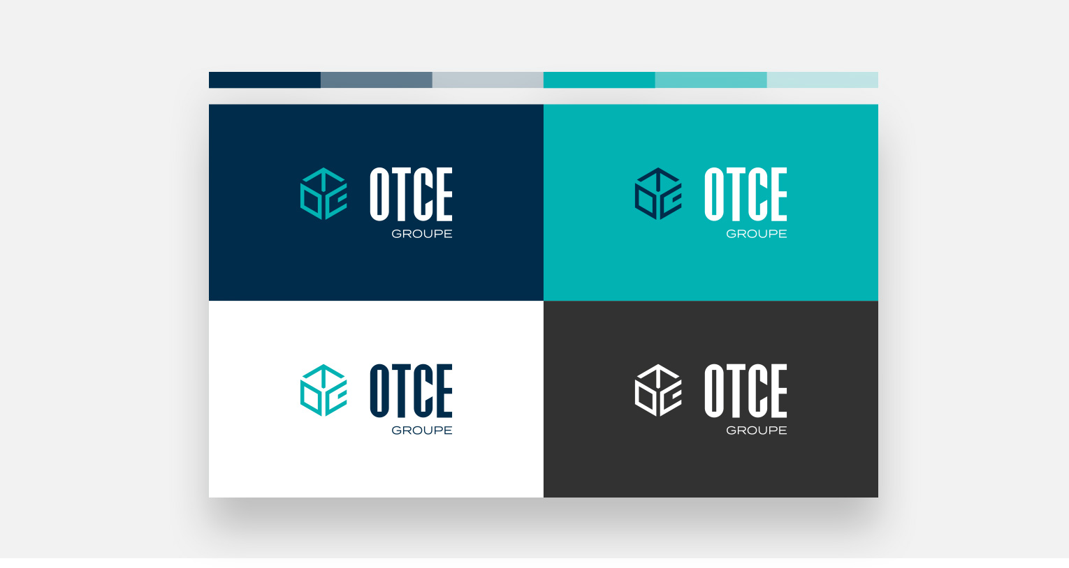 Les supports de communications réalisés pour OTCE groupe